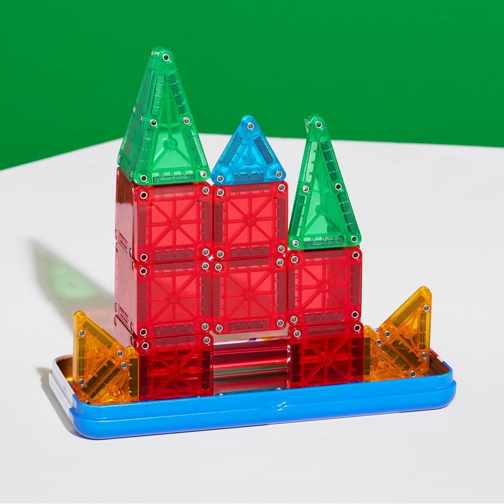 MAGNA-TILES - MICROMAGS 26-PIEZAS TRAVEL SET DE CONSTRUCCIÓN MAGNÉTICO - 6