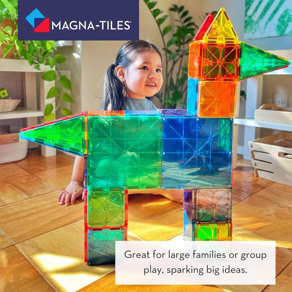 MAGNA-TILES - CLÁSICO 100-PIEZAS SET DE CONSTRUCCIÓN MAGNÉTICO - 6