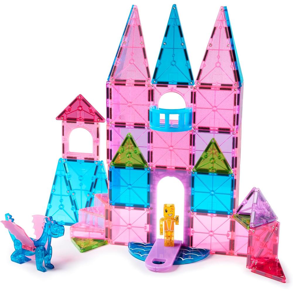 MAGNA-TILES - CASTILLO 25PC AND FLORAL BUNDLE SET - 1