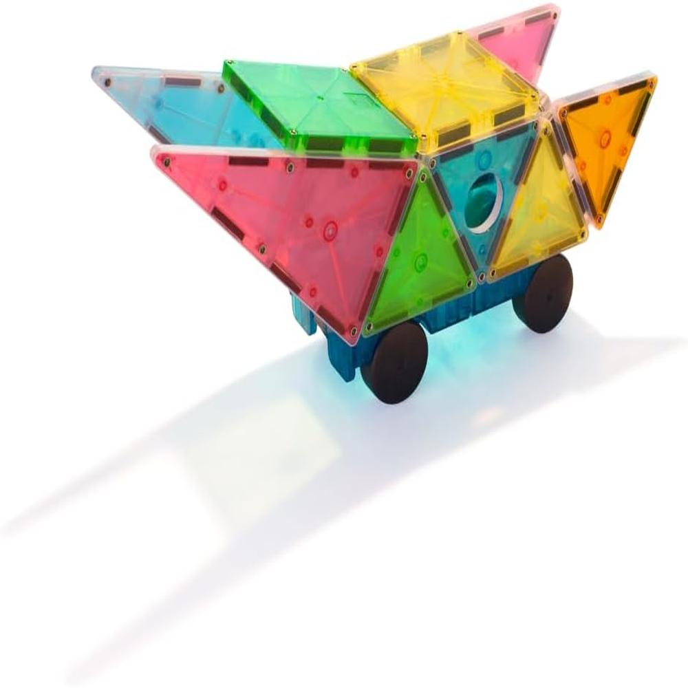 MAGNA-TILES - GRAND PRIX 50-PIEZAS SET DE CONSTRUCCIÓN MAGNÉTICO | ESMERILADO - 5