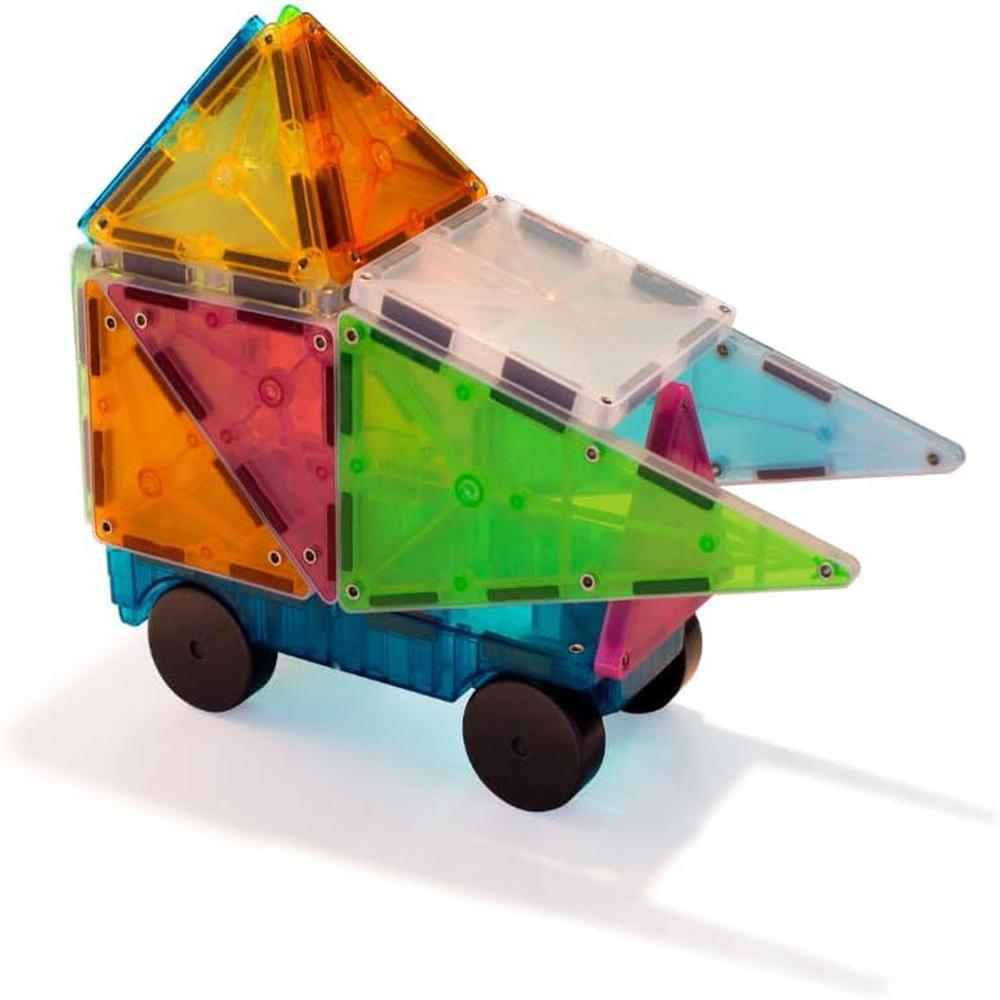 MAGNA-TILES - GRAND PRIX 50-PIEZAS SET DE CONSTRUCCIÓN MAGNÉTICO | ESMERILADO - 6