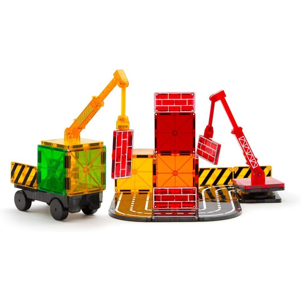 MAGNA-TILES - BUILDER 32-PIEZAS SET DE CONSTRUCCIÓN MAGNÉTICO - 5