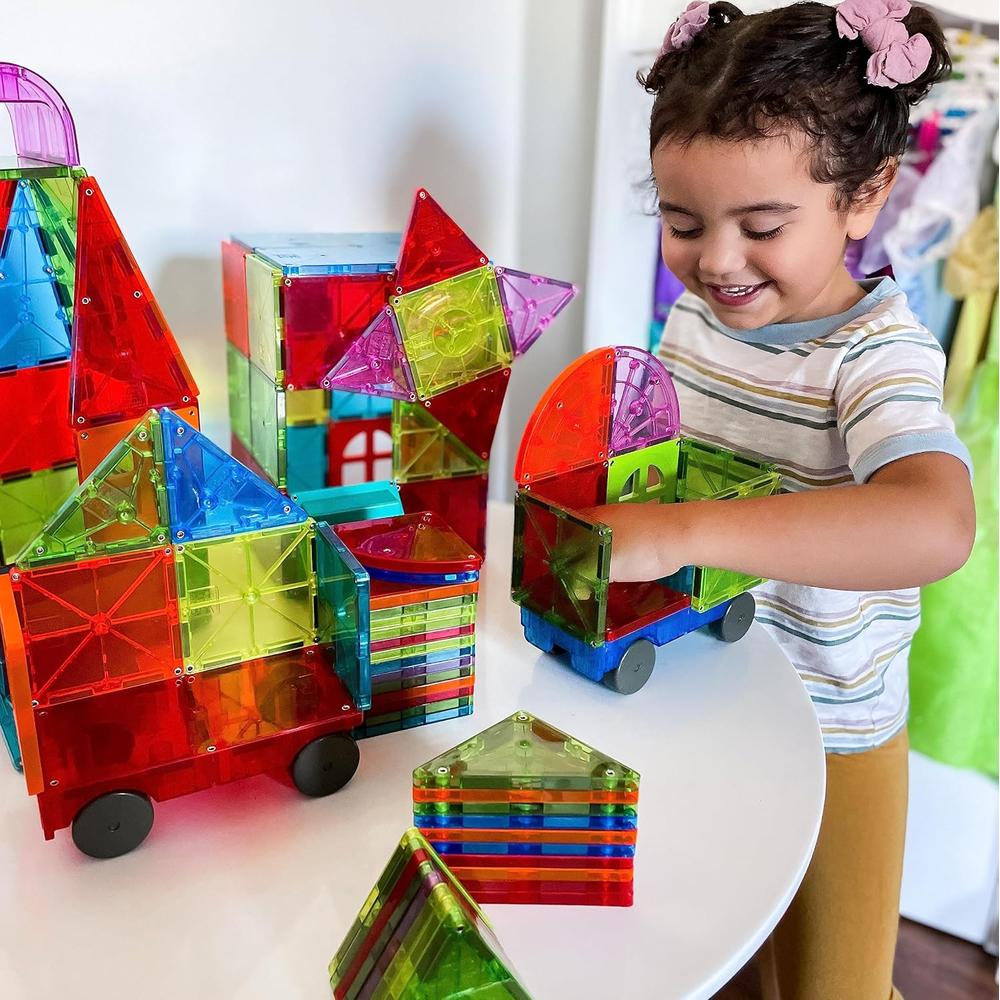 MAGNA-TILES - METROPOLIS 110-PIEZAS SET DE CONSTRUCCIÓN MAGNÉTICO - 4