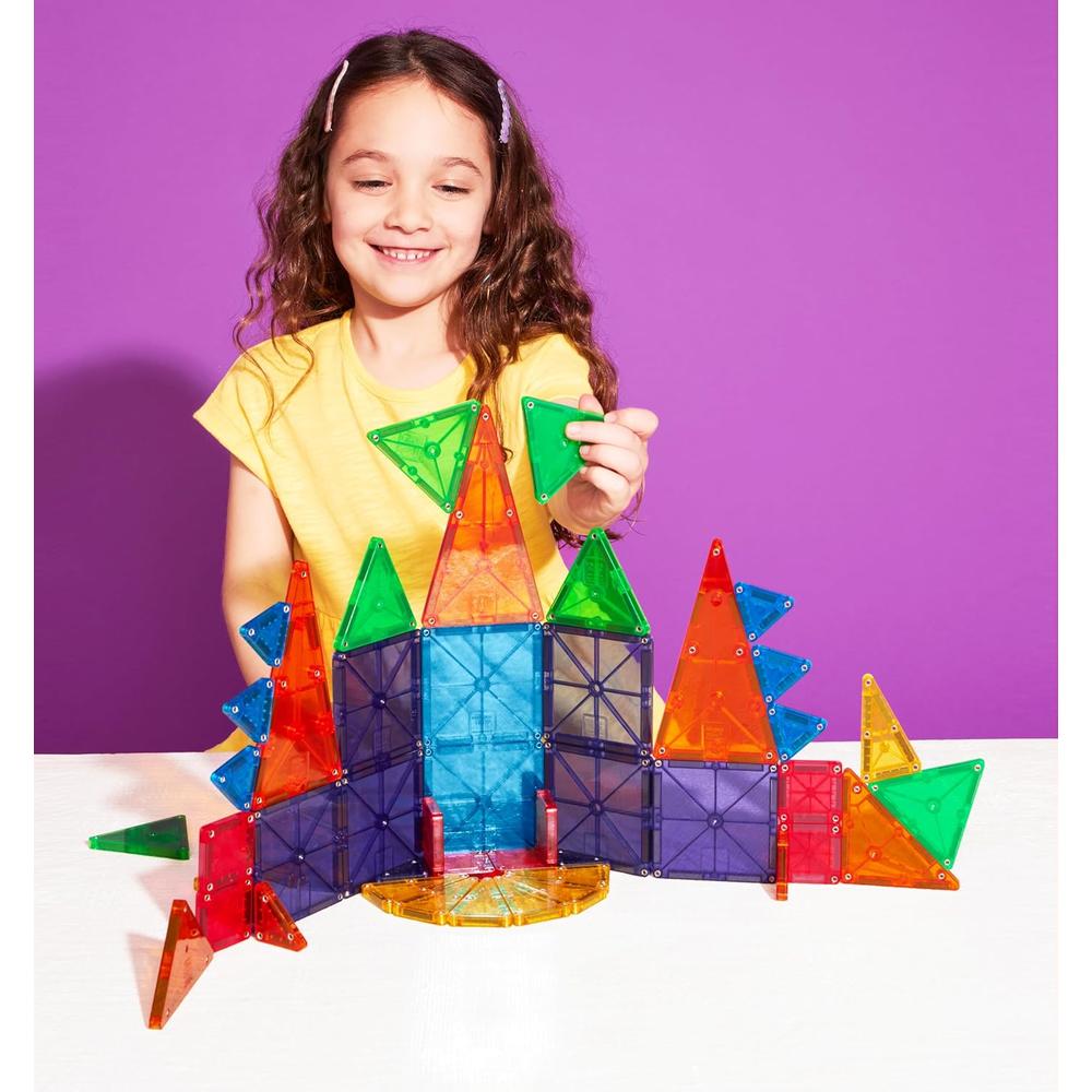 MAGNA-TILES - COMBO 46-PIEZAS SET DE CONSTRUCCIÓN MAGNÉTICO - 3