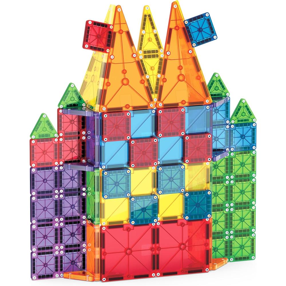 MAGNA-TILES - COMBO 62-PIEZAS SET DE CONSTRUCCIÓN MAGNÉTICO - 6