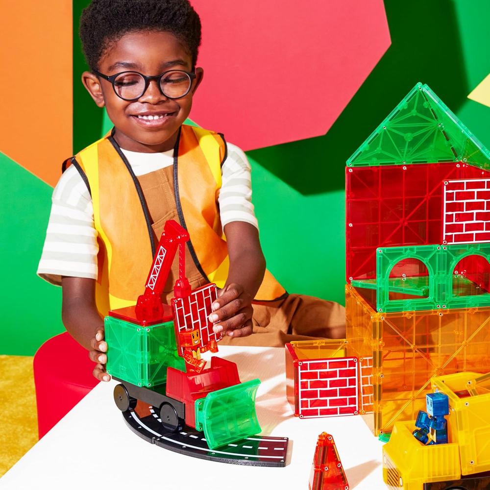 MAGNA-TILES - BUILDER XL 50-PIEZAS SET DE CONSTRUCCIÓN MAGNÉTICO - 3