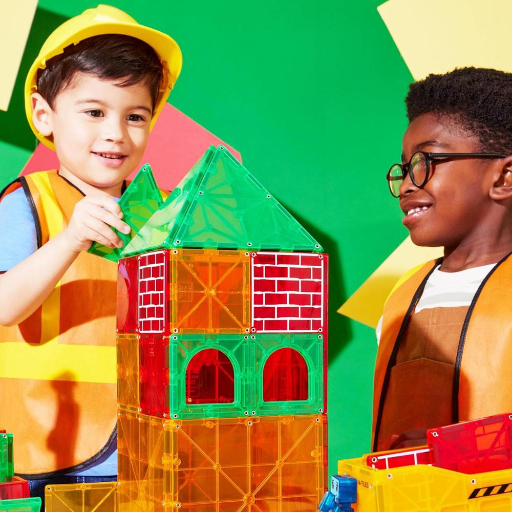 MAGNA-TILES - BUILDER XL 50-PIEZAS SET DE CONSTRUCCIÓN MAGNÉTICO
