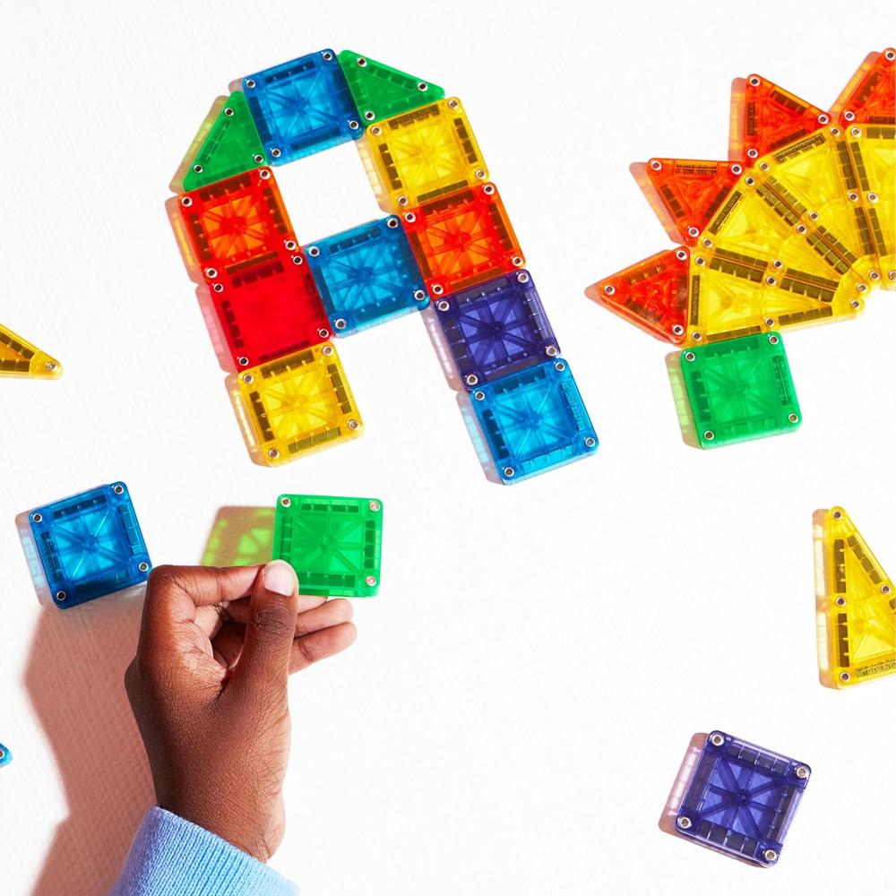 MAGNA-TILES - MICROMAGS 70-PIEZAS DELUXE SET DE CONSTRUCCIÓN MAGNÉTICO - 5