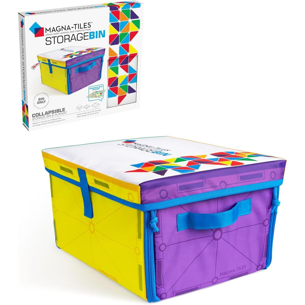 MAGNA-TILES - STORAGE BIN Y INTERACTIVE PLAY-MAT - 1