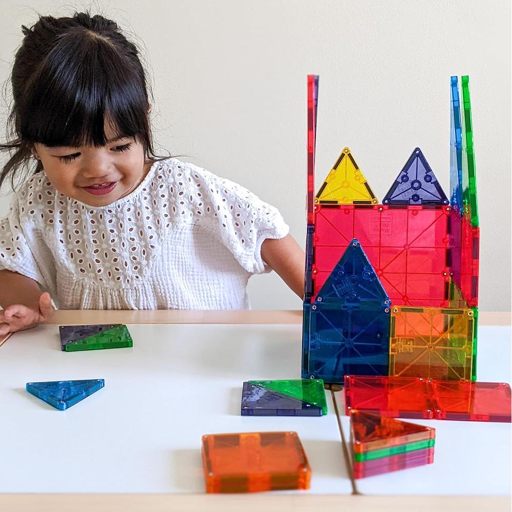 MAGNA-TILES - CLÁSICO 32-PIEZAS SET DE CONSTRUCCIÓN MAGNÉTICO - 5
