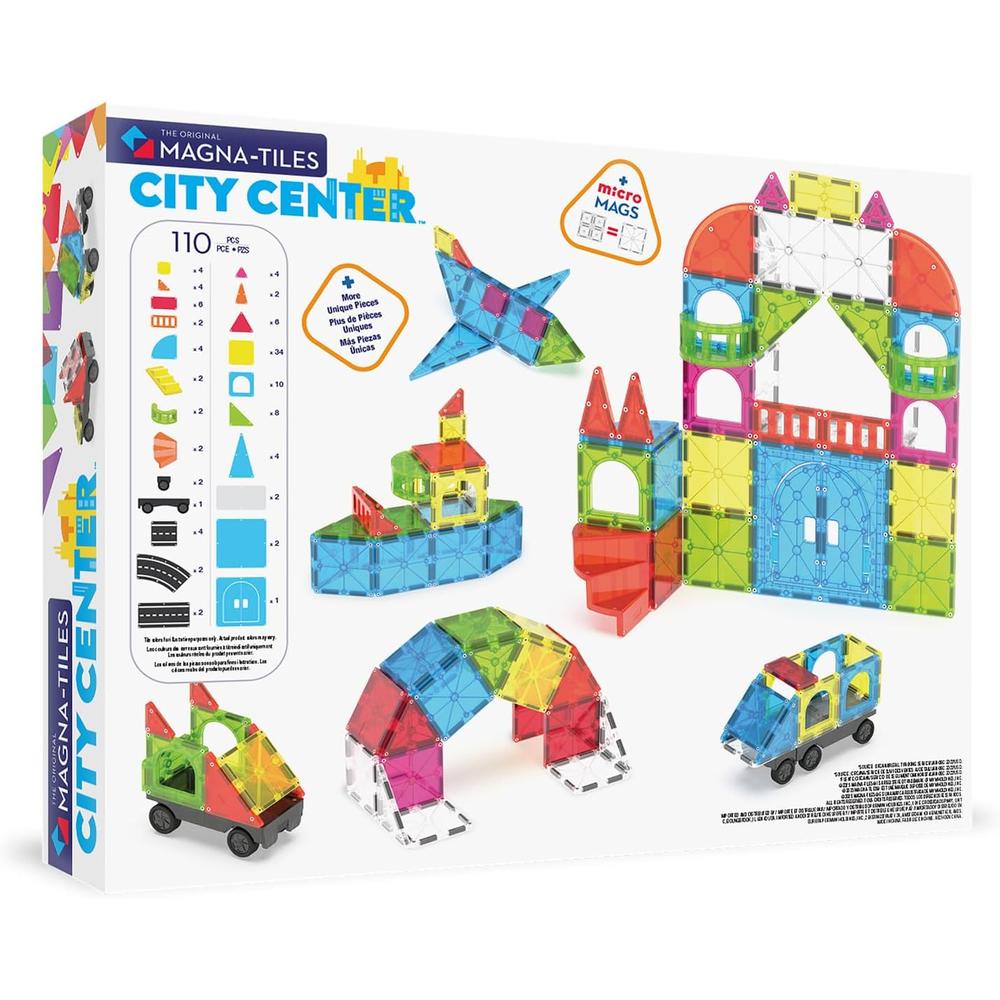 Valtech Magna-Tiles City Center 110 Piece Set