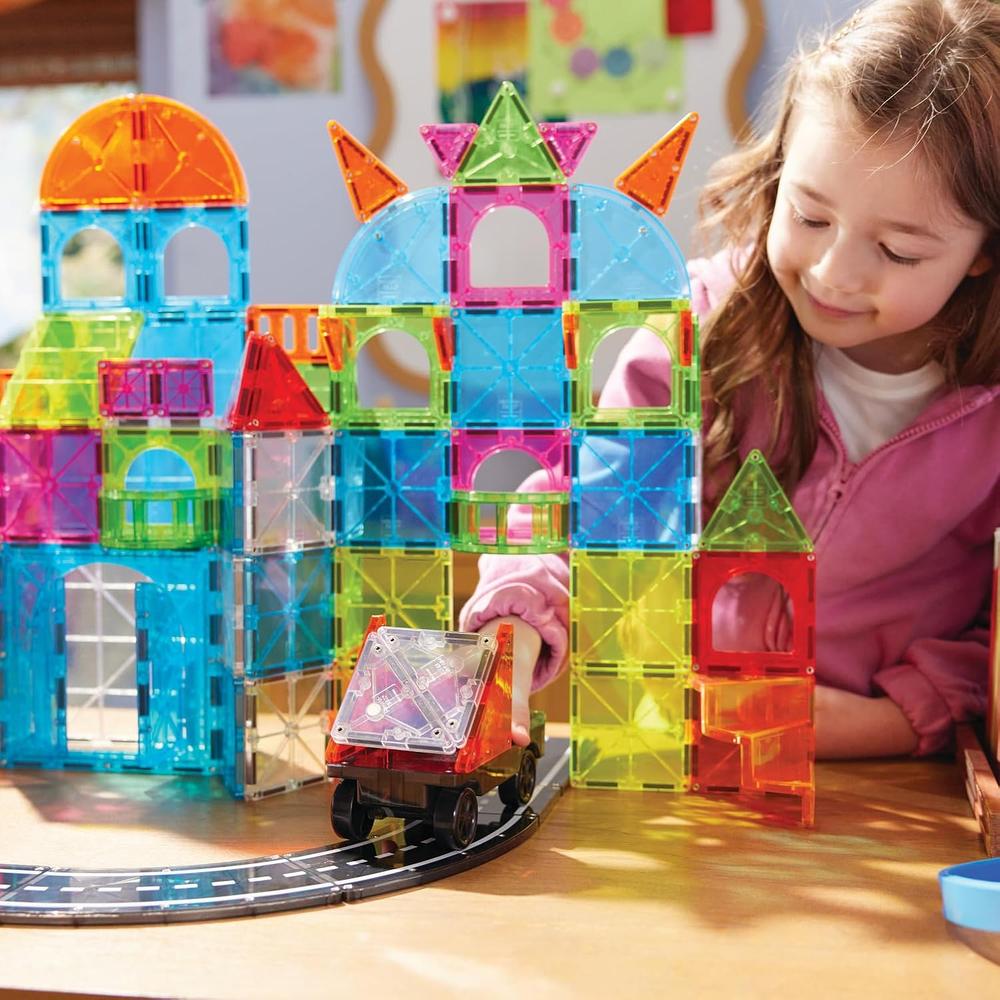 MAGNA-TILES - CITY CENTER 110-PIEZAS SET DE CONSTRUCCIÓN MAGNÉTICO - 3