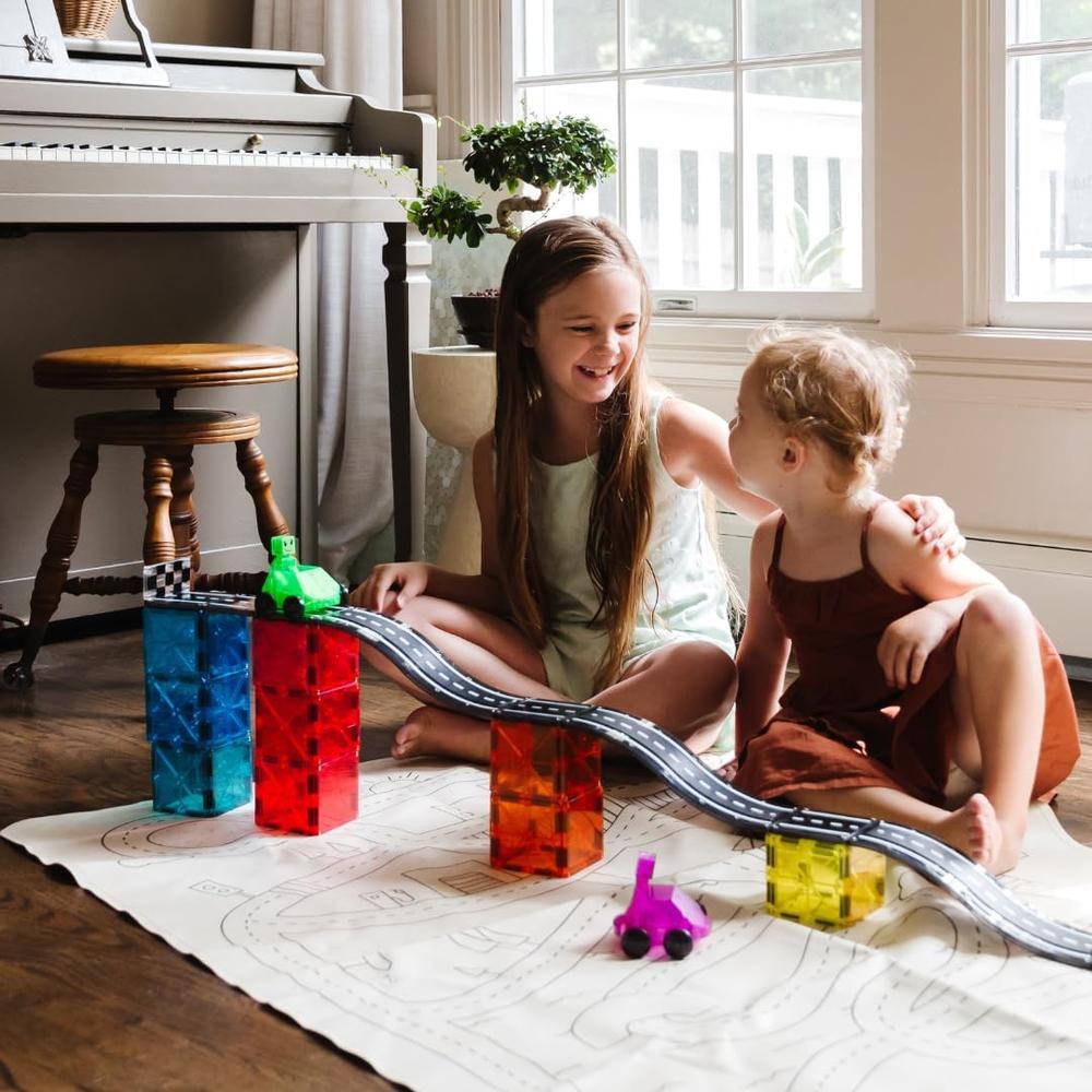 MAGNA-TILES - DOWNHILL DUO 40-PIEZAS SET DE CONSTRUCCIÓN MAGNÉTICO - 4