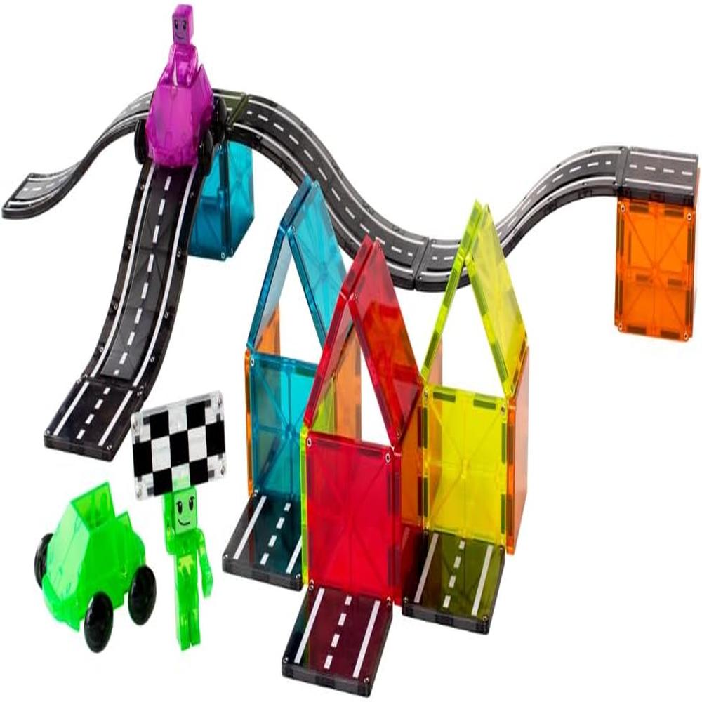 MAGNA-TILES - DOWNHILL DUO 40-PIEZAS SET DE CONSTRUCCIÓN MAGNÉTICO - 6