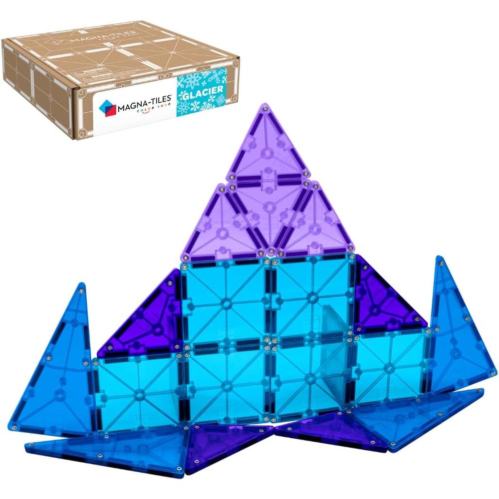 MAGNA-TILES - 20-PIEZAS SET DE CONSTRUCCIÓN MAGNÉTICO | GLACIAR - 2