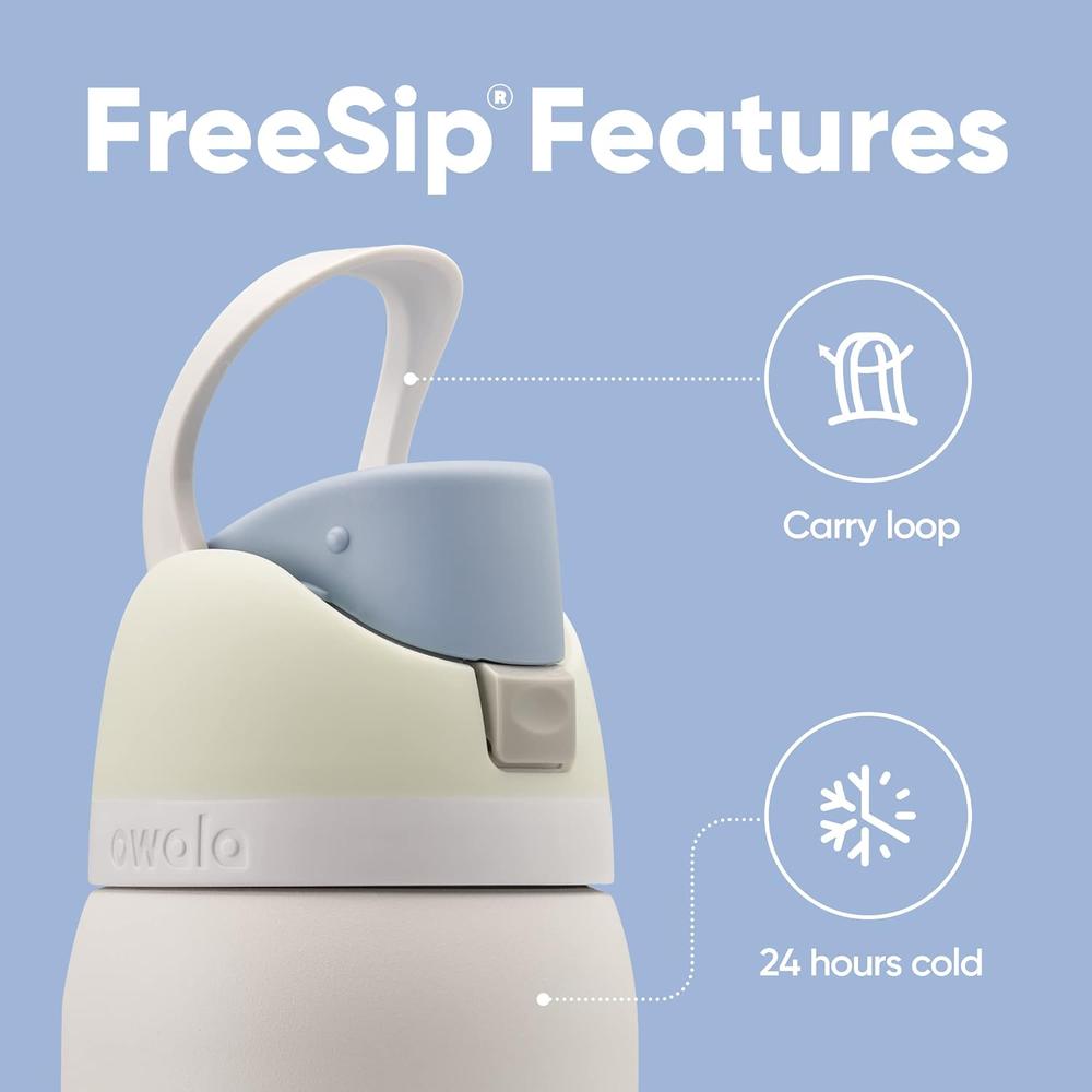 OWALA BOTELLA FREESIP TÉRMICA DE ACERO INOXIDABLE SIN BPA | 24OZ - 2