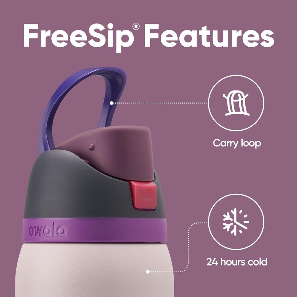 OWALA BOTELLA FREESIP TÉRMICA DE ACERO INOXIDABLE SIN BPA | 24OZ - 2