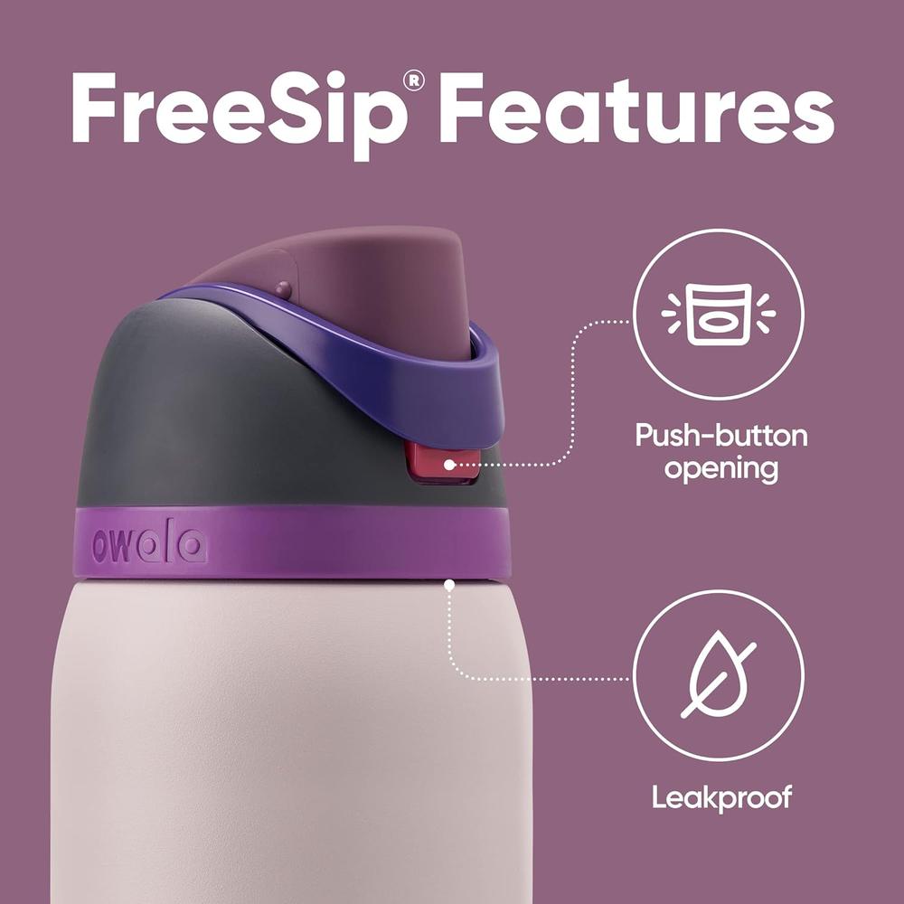 OWALA BOTELLA FREESIP TÉRMICA DE ACERO INOXIDABLE SIN BPA | 24OZ - 3