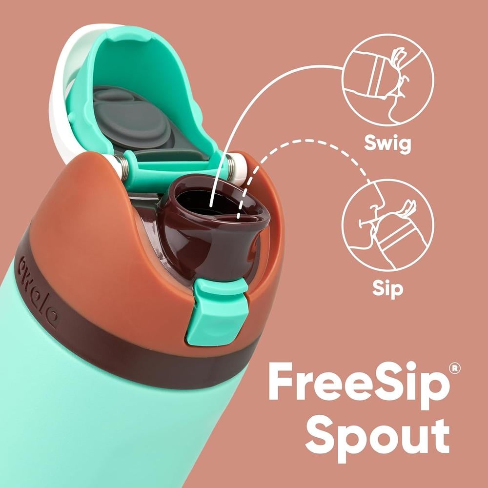 OWALA BOTELLA FREESIP TÉRMICA DE ACERO INOXIDABLE SIN BPA | 16OZ - 2