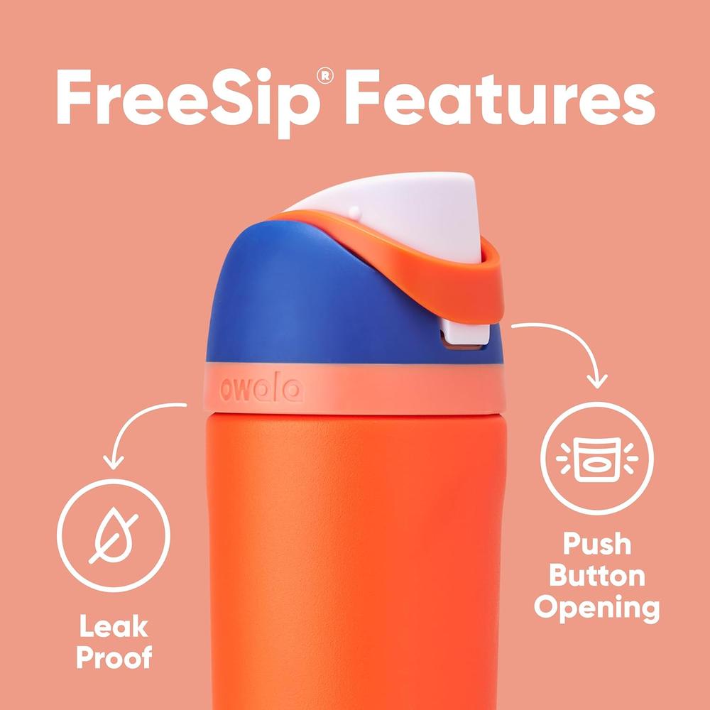 OWALA BOTELLA FREESIP TÉRMICA DE ACERO INOXIDABLE SIN BPA | 16OZ - 3