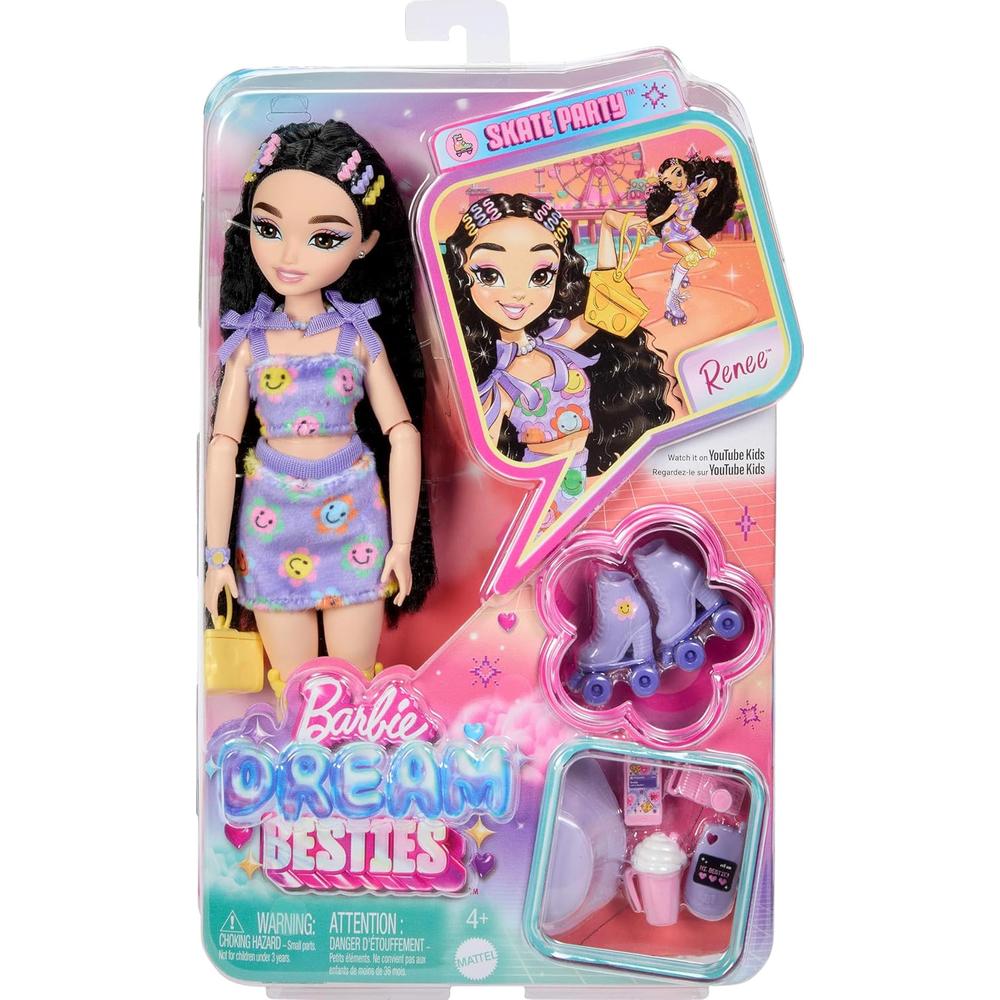 MUÑECA BARBIE DREAM BESTIES PATINADORA CON ACCESORIOS | RENEE - 6