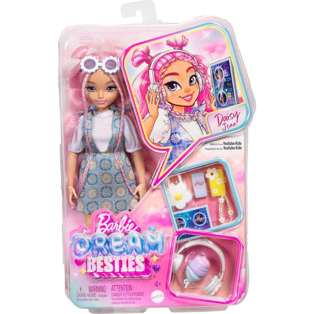 MUÑECA BARBIE DREAM BESTIES PATINADORA CON ACCESORIOS | DAISY JEAN - 6