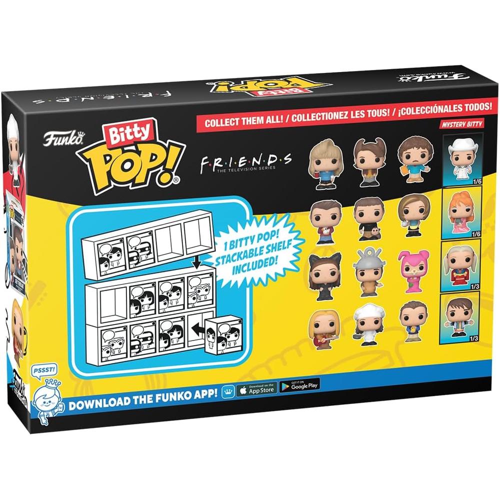 FUNKO POP | PACK DE 4 BITTY DE FRIENDS (PHOEBE, MONICA, CHANDLER Y FIGURA SORPRESA) - 3
