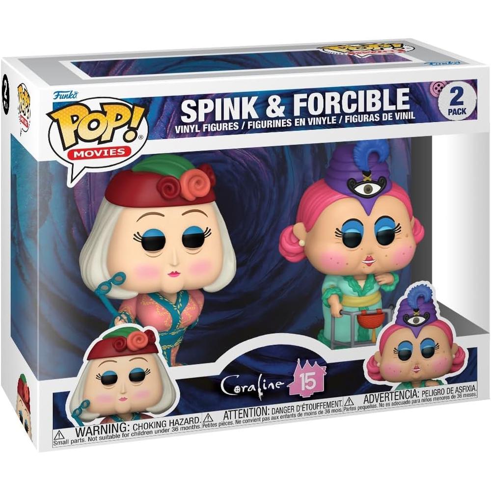 FUNKO POP | PACK DE 2 SPINK Y MISS FORCIBLE DE CORALINE Y LA PUERTA SECRETA - 1