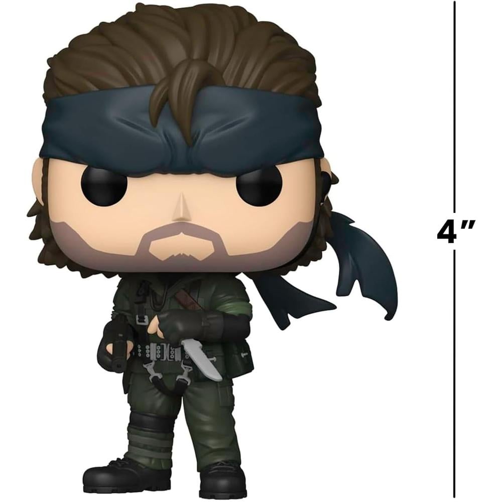FUNKO POP | NAKED SOLID SNAKE DE METAL GEAR SOLID - 3