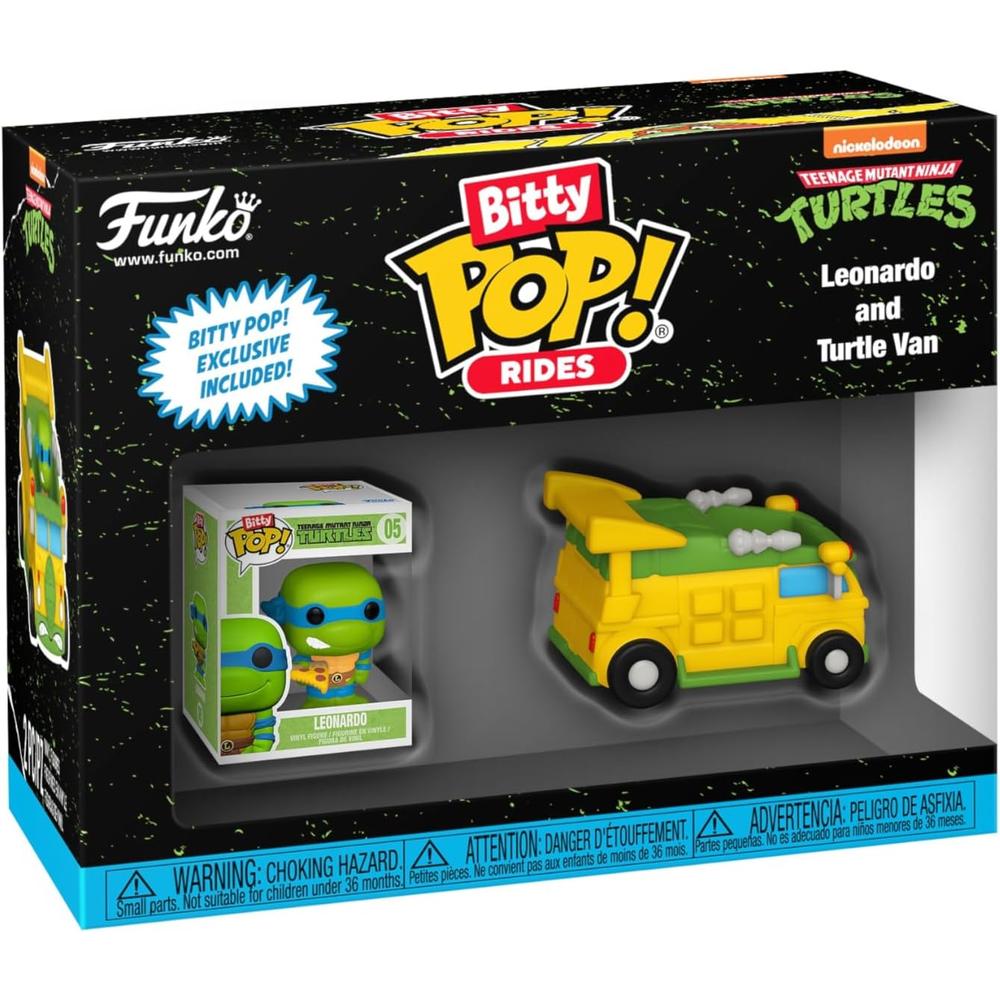 FUNKO POP | BITTY RIDE LEONARDO CON CAMIONETA DE TORTUGAS NINJA - 1