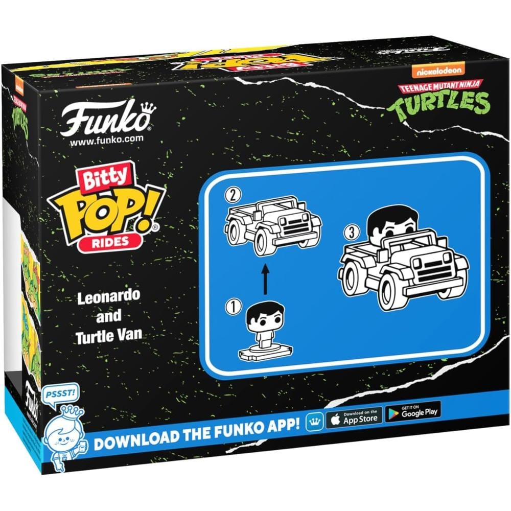FUNKO POP | BITTY RIDE LEONARDO CON CAMIONETA DE TORTUGAS NINJA - 3