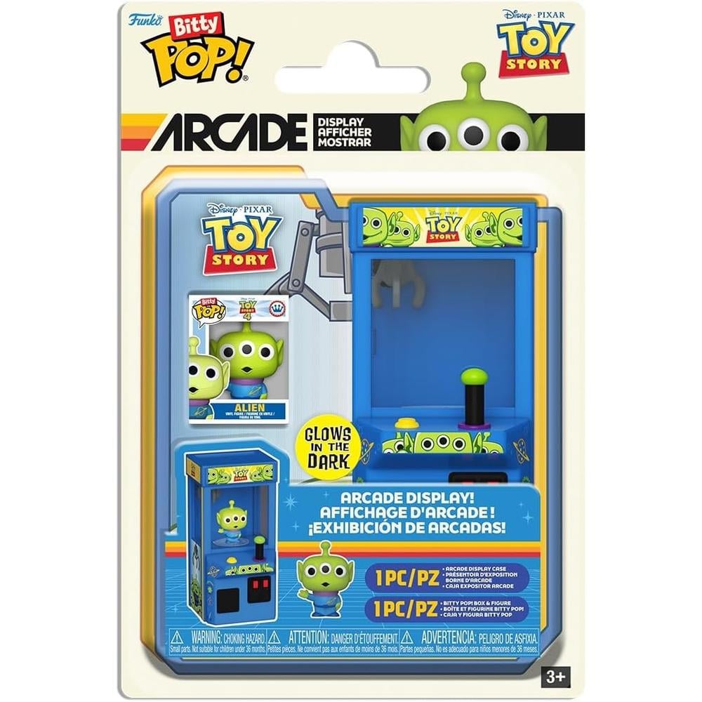 FUNKO POP | BITTY ARCADE CLAW ALIEN DE TOY STORY (BRILLA EN LA OSCURIDAD) - 1