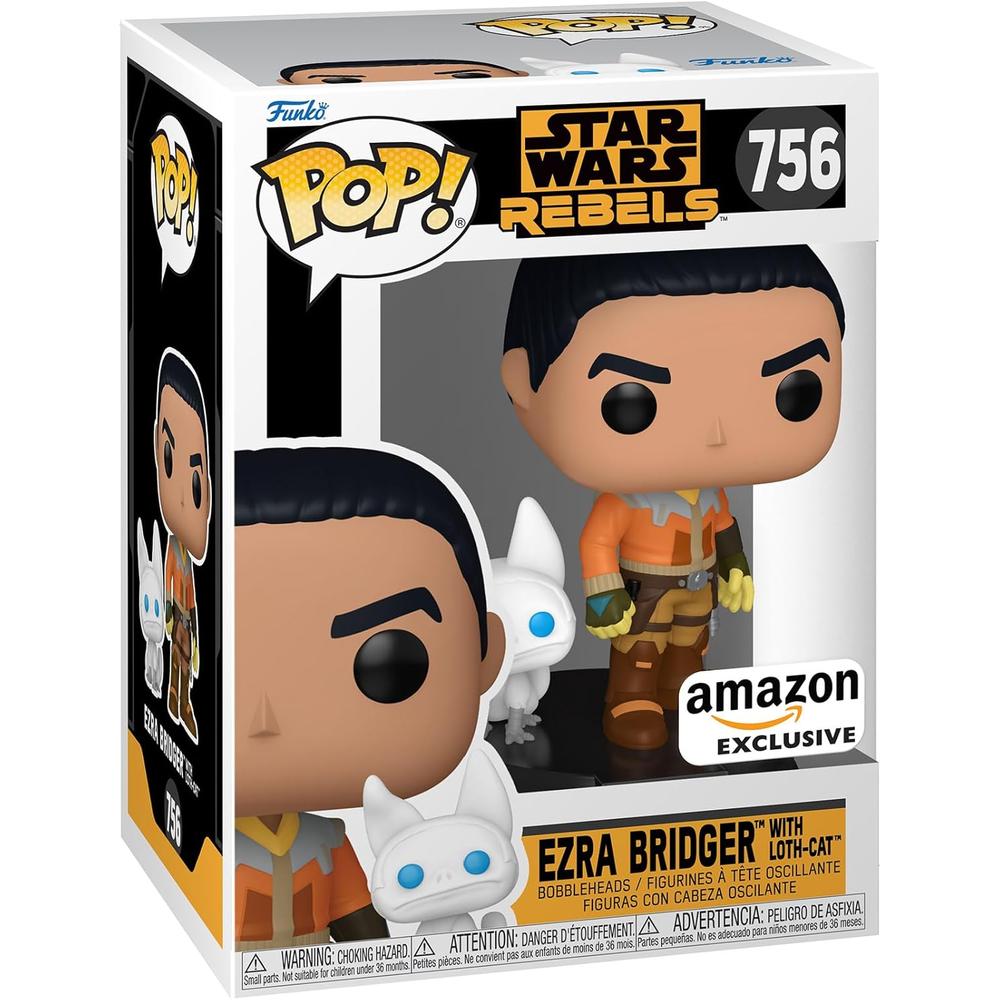 FUNKO POP | YBUDDY EZRA BRIDGER CON LOTH-CAT DE STAR WARS REBELS - 1