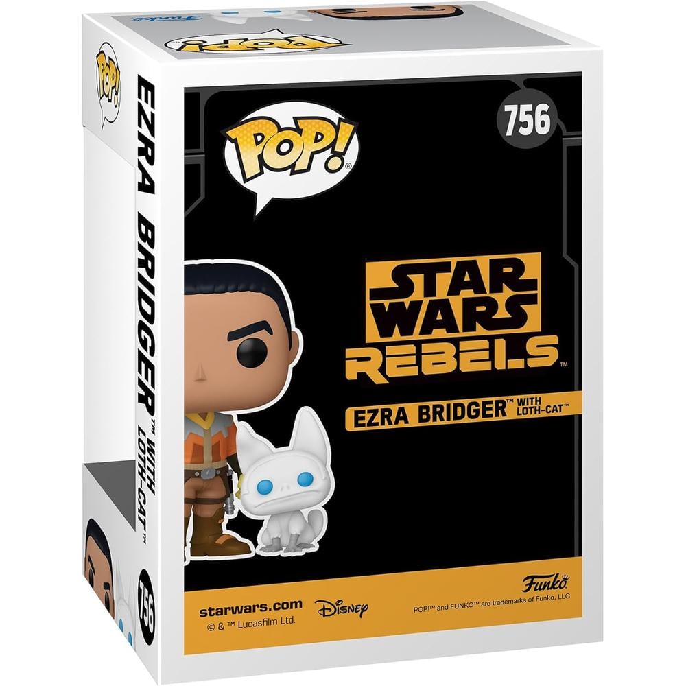 FUNKO POP | YBUDDY EZRA BRIDGER CON LOTH-CAT DE STAR WARS REBELS - 3
