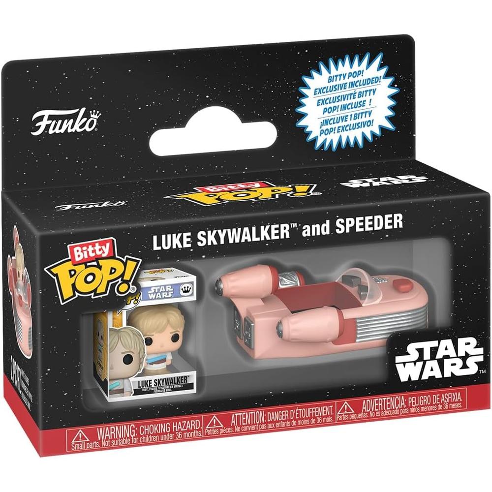 FUNKO POP | LUKE SKYWALKER CON SPEEDER BITTY RIDE DE STAR WARS - 1