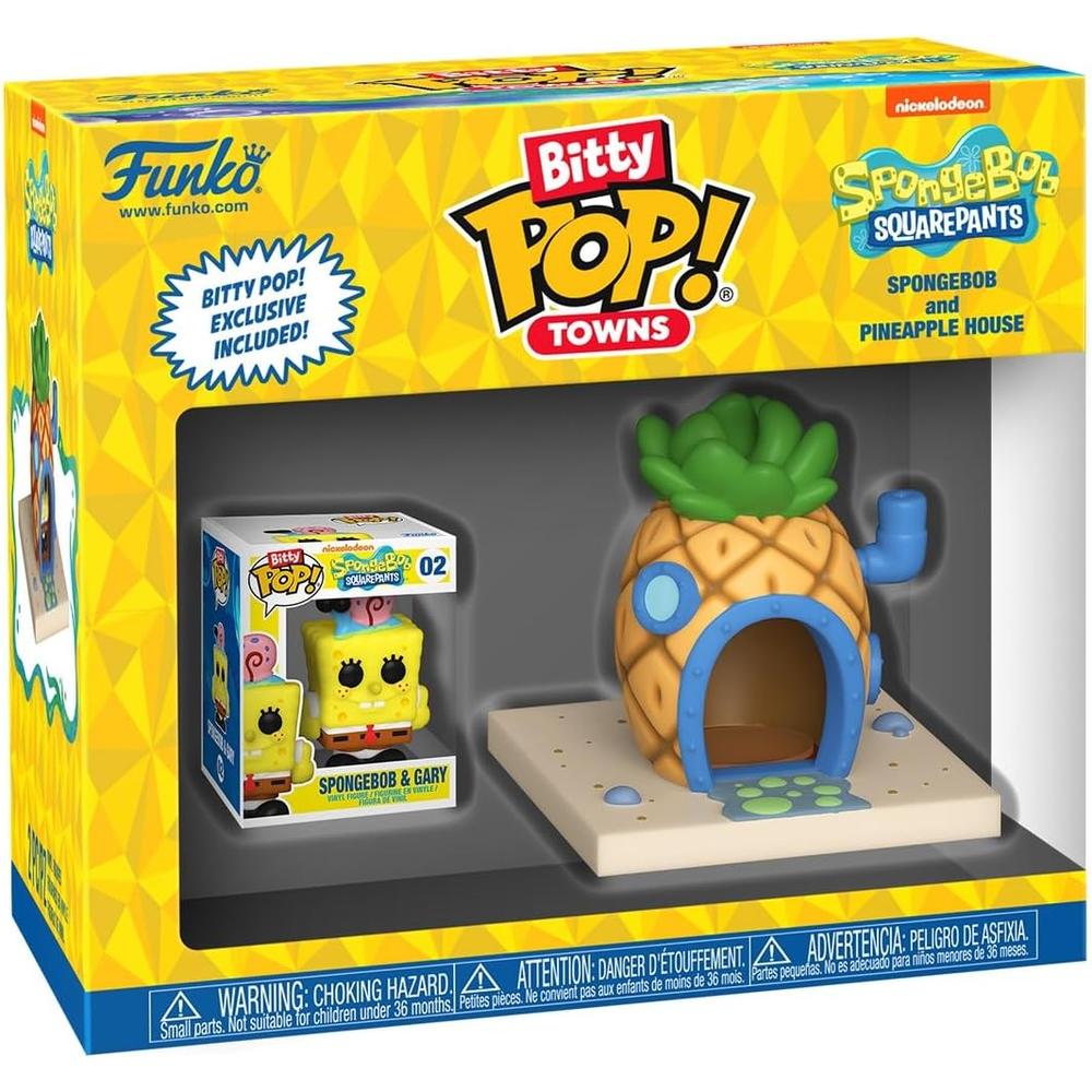 FUNKO POP | BOB ESPONJA Y CASA PIÑA DE BITTY TOWN - 1