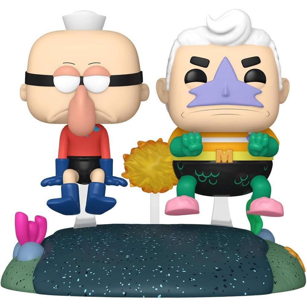 FUNKO POP | HOMBRE SIRENA Y CHICO PERCEBE CON COCHE INVISIBLE DE BOD ESPONJA - 2