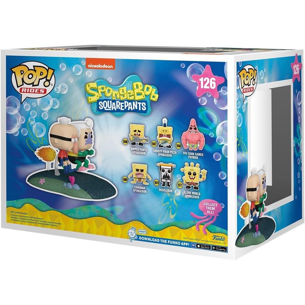 FUNKO POP | HOMBRE SIRENA Y CHICO PERCEBE CON COCHE INVISIBLE DE BOD ESPONJA - 3
