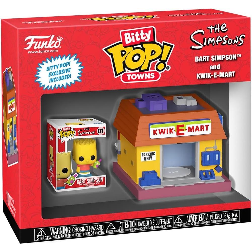FUNKO POP | BART SIMPSON Y KWIK-E-MART DE LOS SIMPSON BITTY TOWN - 1