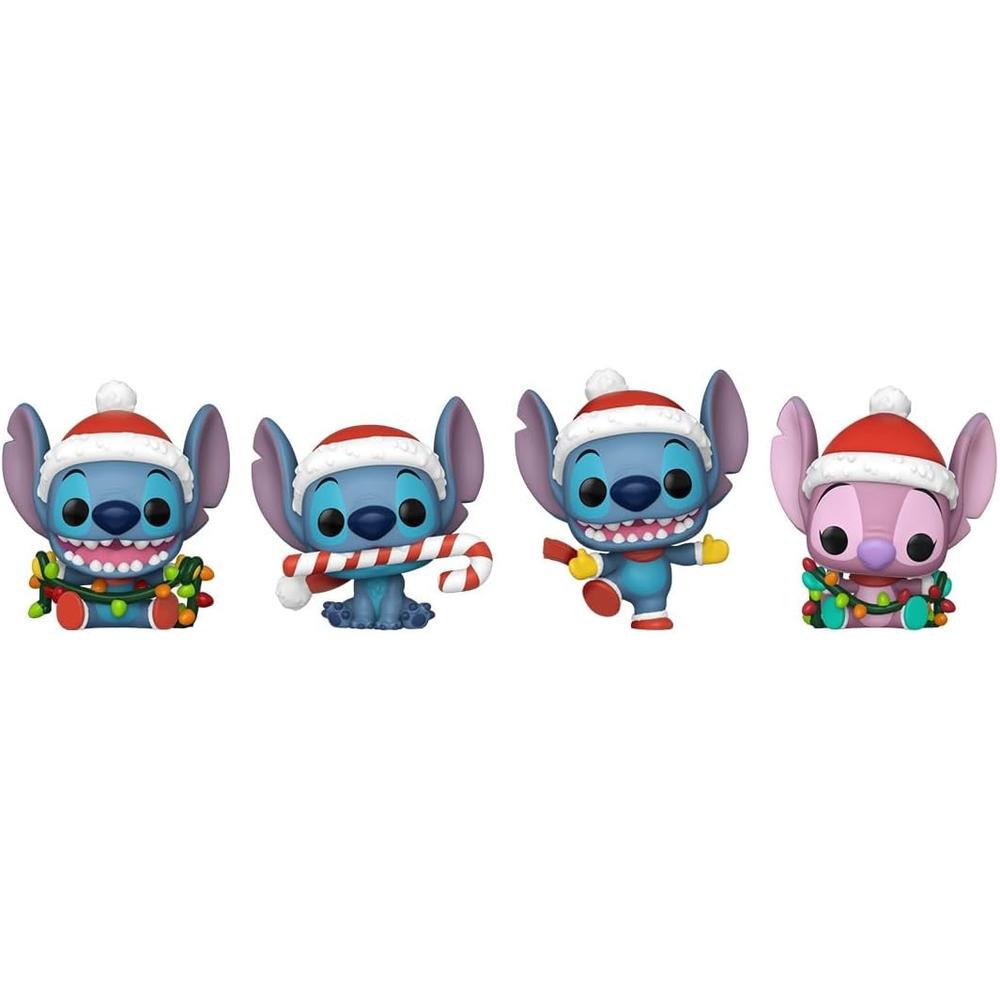 FUNKO POP | PACK DE 4 STITCH HOLIDAY POCKET POP - 2