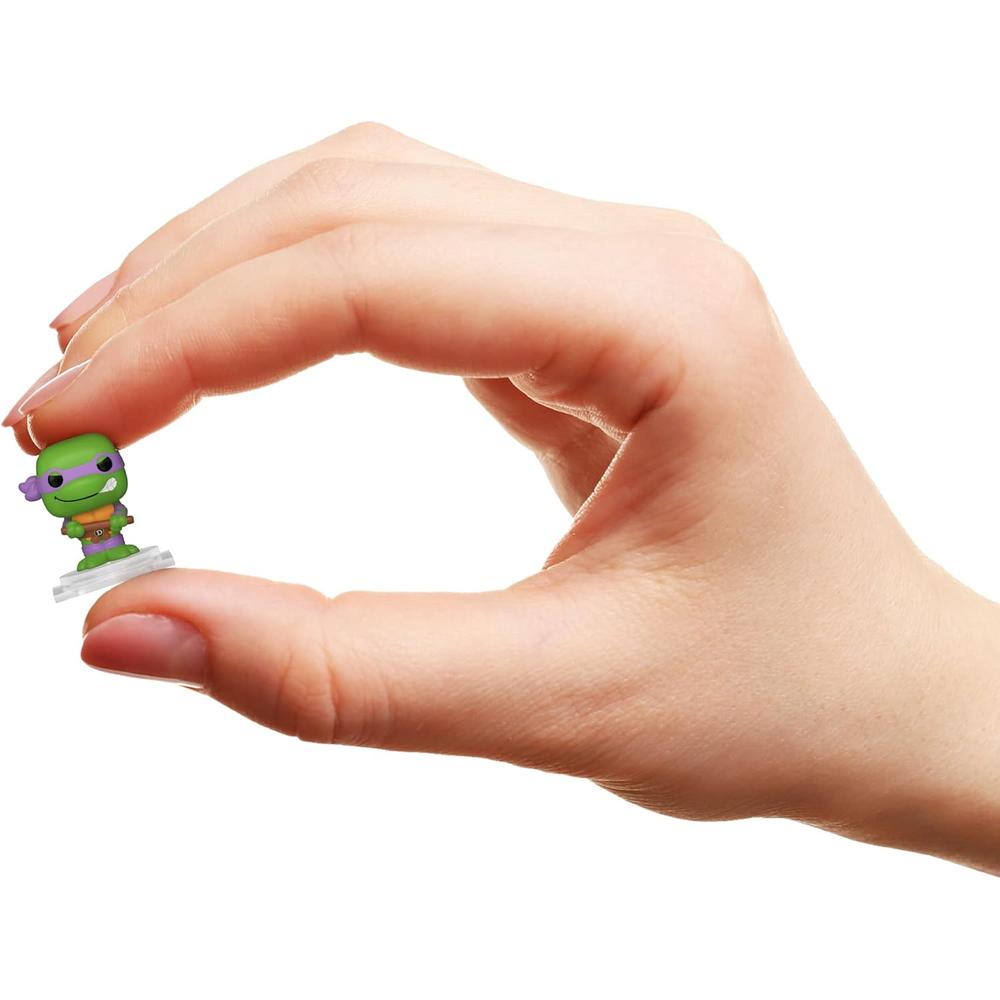 FUNKO POP | PACK DE 4 BITTY DE TORTUGAS NINJA (LEONARDO, SHREDDER, BAXTER Y FIGURA SORPRESA) - 6