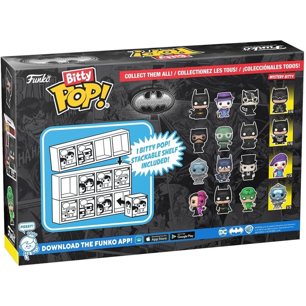 FUNKO POP | PACK DE 4 BITTY DE BATMAN (TWO-FACE, BATMAN, THE RIDDLER Y FIGURA SORPRESA) - 3