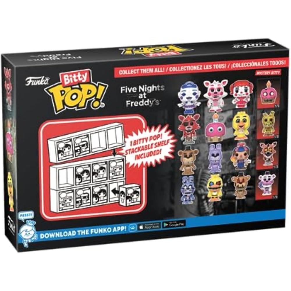 FUNKO POP | PACK DE 4 BITTY NIGHTS AT FREDDY'S BITTY (BALLORA, FUNTIME FOXY, BABY Y FIGURA SORPRESA) - 4