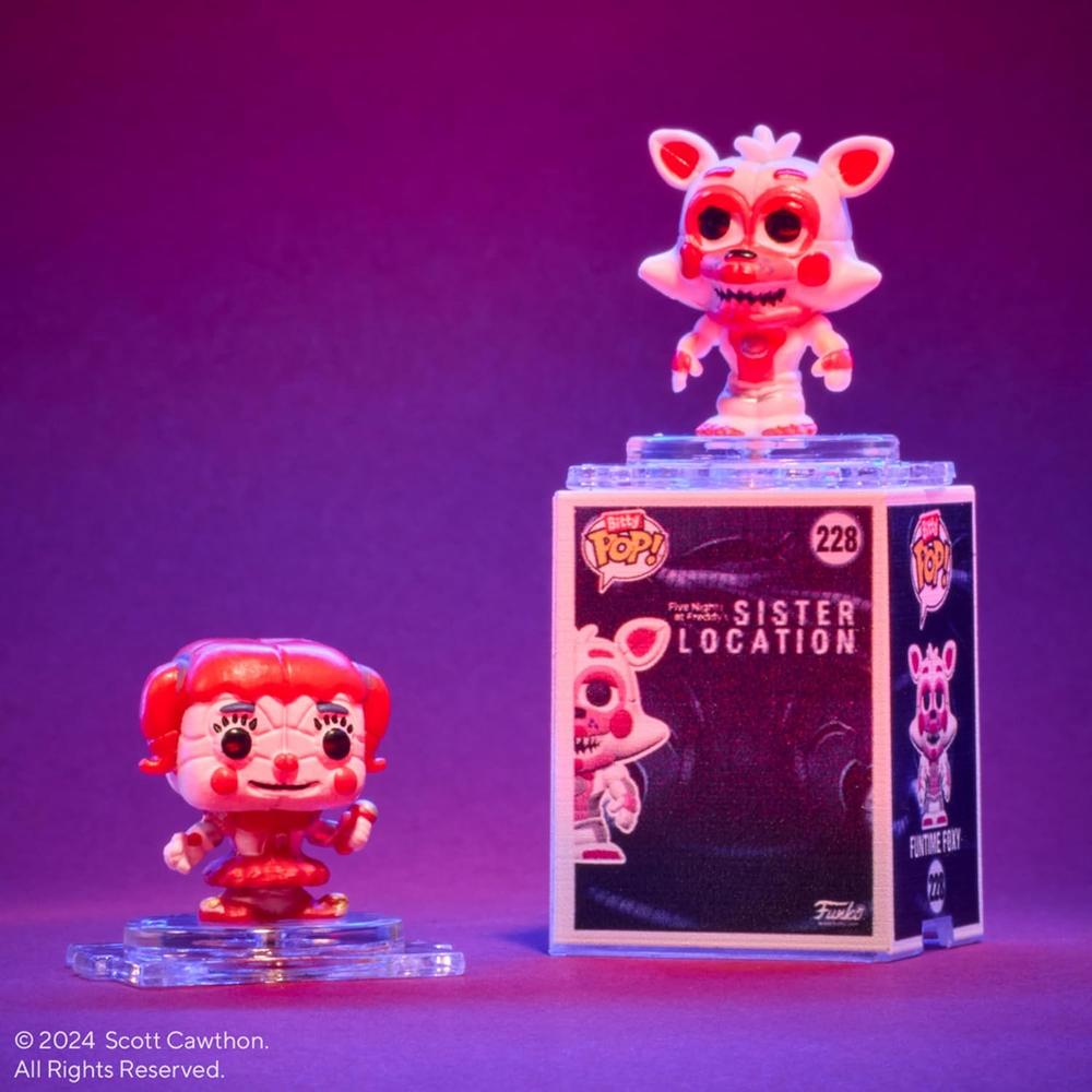 FUNKO POP | PACK DE 4 BITTY NIGHTS AT FREDDY'S BITTY (BALLORA, FUNTIME FOXY, BABY Y FIGURA SORPRESA) - 6