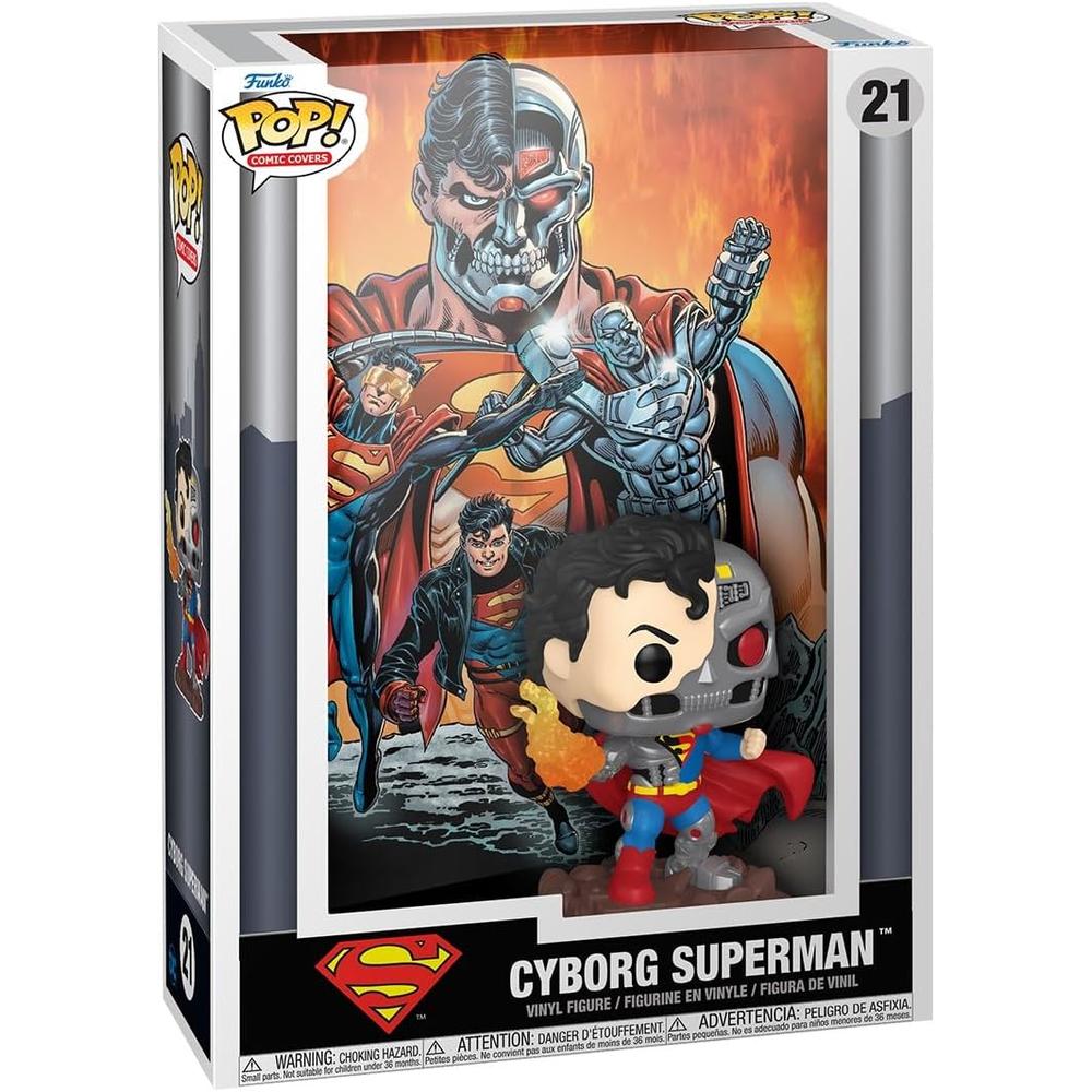 FUNKO POP | CYBORG SUPERMAN DE DC COMICS COMIC COVER - 1