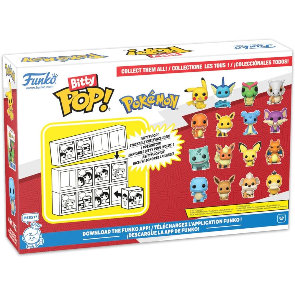 FUNKO POP | PACK DE 4 BITTY DE POKÉMON (CHARMANDER, JOLTEON, LAPRAS, RATTATA) - 3