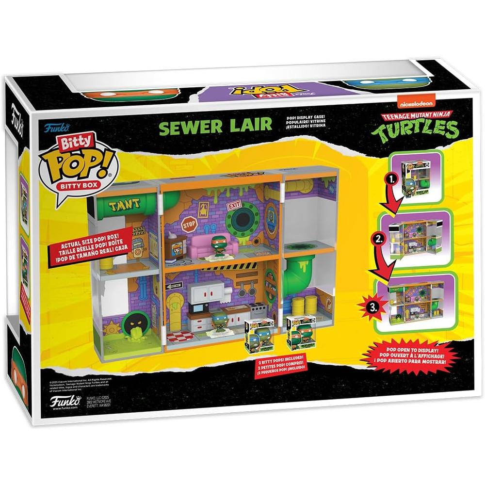 FUNKO POP | REFUGIO EN LA ALCANTARILLA BITTY DE TORTUGAS NINJA - 2