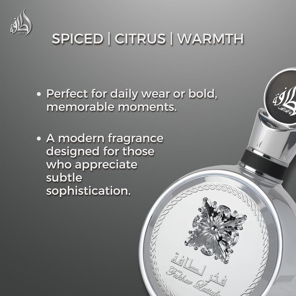 LATTAFA FAKHAR PLATIN – EAU DE PARFUM HOMBRE | 100 ML - 5