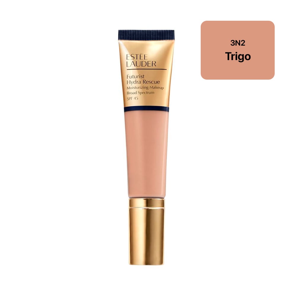 ESTÉE LAUDER FUTURIST HYDRA RESCUE – BASE LÍQUIDA SPF 45, 12H, 1.2 OZ | TRIGO 3N2 - 1