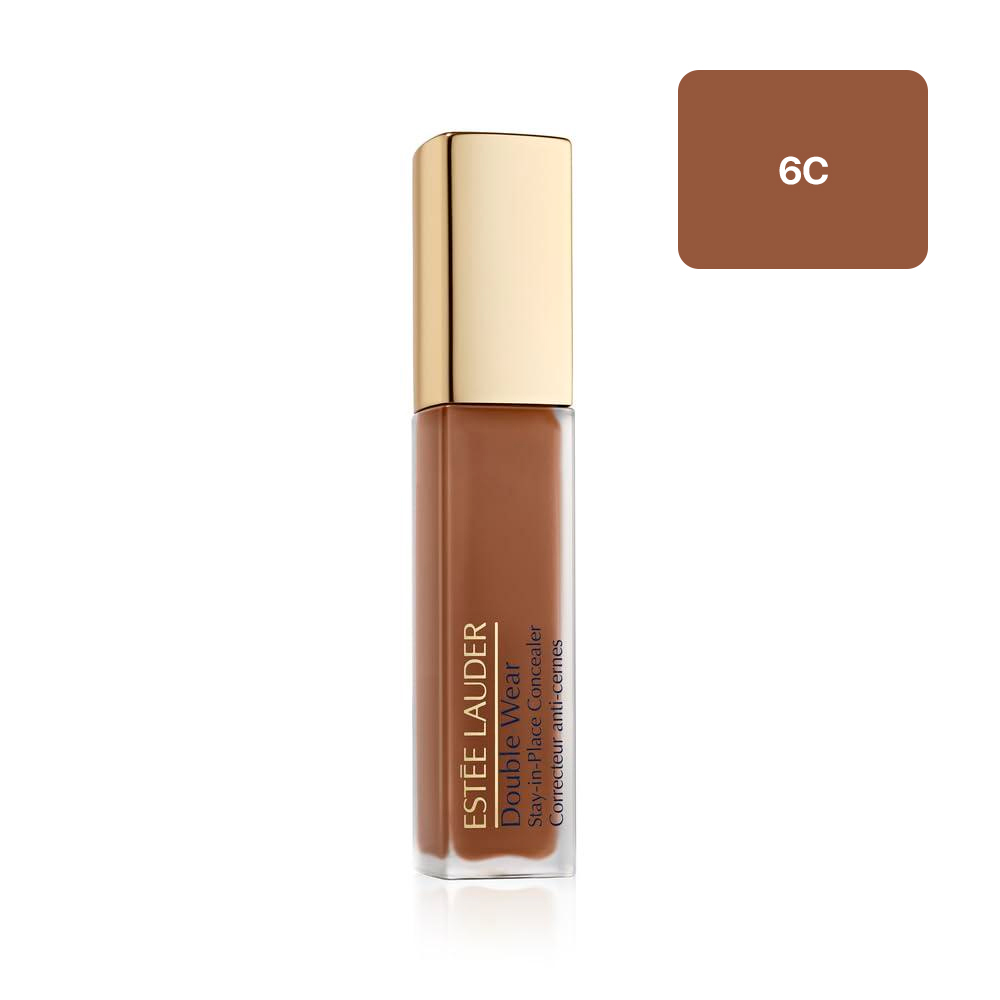 ESTÉE LAUDER DOUBLE WEAR – CORRECTOR LÍQUIDO MATE, FIJACIÓN 24 HORAS, 0.4 OZ | 6C - 1